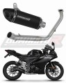 komplette Auspuffanlage mit Schalldämpfer DOMINATOR Full System HP8 schwarz passend für Yamaha YZF R125 2021  2024