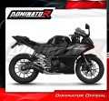 kompletny układ wydechowy z tłumikiem DOMINATOR Full System HP8 CZARNY pasujący do motocykla Yamaha YZF R125 2024 - 2025 4