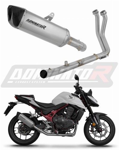 complete exhaust system with muffler DOMINATOR Full System titanium HP6 fits to Honda CB 750 Hornet 2024  2025 5