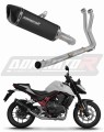 komplette Auspuffanlage mit Schalldämpfer DOMINATOR Full System HP6 schwarz passend für Honda CB 750 Hornet 2023