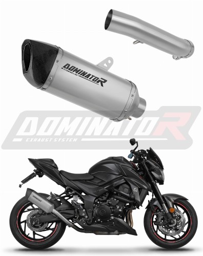 Suzuki GSX-S 750 2017 2020 Motorcycle Muffler Auspuff Sportauspuff Silencer Echappement Silencieux Scarico Scarichi Escape Wydech Tłumik HP6 Titanium Tytanowy Dominator Exhaust System x