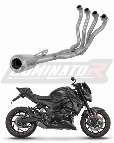 Suzuki GSX-S 750 2017 2020 Full System Motorcycle Muffler Auspuff Sportauspuff Silencer Echappement Silencieux Scarico Scarichi Escape Wydech Tłumik GPS Dominator Exhaust System x