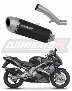 Honda CBR 600 F4i 2001 - 2006 Schalldämpfer Auspuff S6 SCHWARZ + dB killer