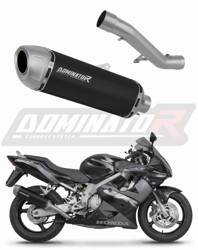 Auspuff Schalldämpfer DOMINATOR S6 schwarz passend für Honda CBR 600 F4i 2001  2006