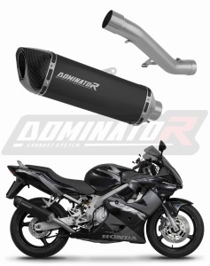 Honda CBR 600 F4i 2001 - 2006 Schalldämpfer Auspuff HP6 SCHWARZ + dB killer