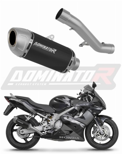 exhaust muffler DOMINATOR S6 Shorty BLACK fits to Honda CBR 600 F4i 2001  2006
