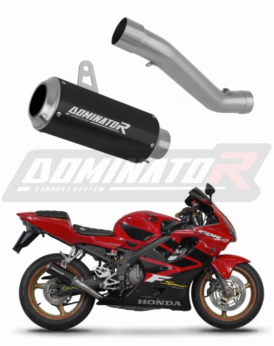 Auspuff Schalldämpfer DOMINATOR GP schwarz passend für Honda CBR 600 F4i Sport 2001  2006