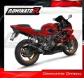 exhaust muffler DOMINATOR GP BLACK fits to Honda CBR 600 F4i Sport 2001  2006 3