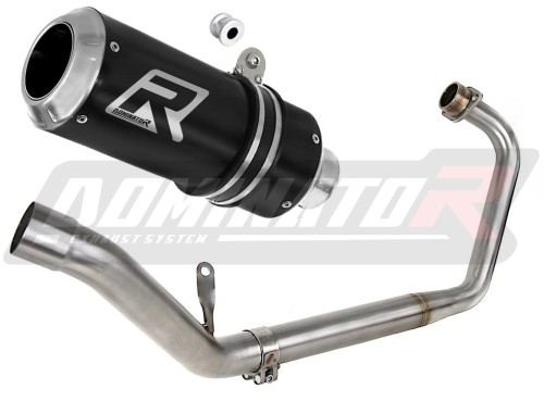 complete exhaust system with muffler DOMINATOR Full System GP BLACK fits to Honda CBR 150 R 2011  2016 2