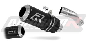 Honda CB 600F HORNET PC41 2007 - 2013 EU Homologiert genehmigt Schalldämpfer Auspuff GP SCHWARZ + dB killer