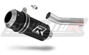 Triumph STREET TRIPLE 675 R / S / RS 2013 - 2016 Schalldämpfer Auspuff GP SCHWARZ + dB killer