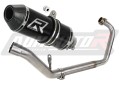 komplette Auspuffanlage mit Schalldämpfer DOMINATOR Full System HP3 schwarz passend für Honda CBR 125 R 2011  2018 2