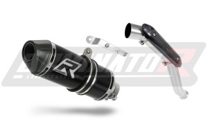 KTM RC 390 2017 - 2020 HI Level Schalldämpfer Auspuff HP3 SCHWARZ + dB killer