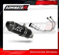 komplette Auspuffanlage mit Schalldämpfer DOMINATOR Full System HP3 schwarz passend für Yamaha MT03 2014  2016