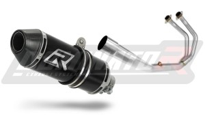 Yamaha MT-03 2014 - 2016 Auspuffanlagen Schalldämpfer HP3 SCHWARZ + dB killer