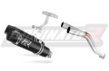 Auspuff Schalldämpfer DOMINATOR HP3 schwarz passend für Yamaha FZ6 2004  2010