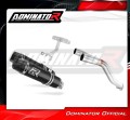 Auspuff Schalldämpfer DOMINATOR HP3 schwarz passend für Yamaha FZ6 2004  2010 2