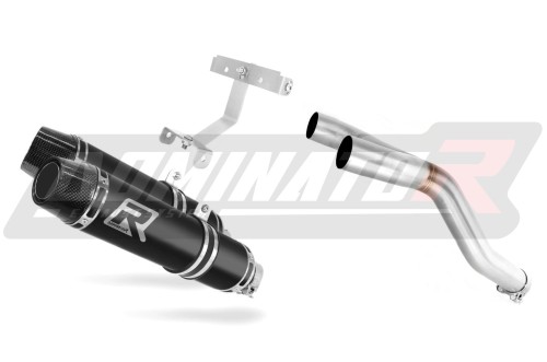 exhaust muffler DOMINATOR HP3 BLACK fits to Yamaha FZ6 2006  2010 3