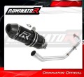 komplette Auspuffanlage mit Schalldämpfer DOMINATOR Full System HP3 schwarz passend für Yamaha YZF R125 2008  2013