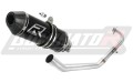 komplette Auspuffanlage mit Schalldämpfer DOMINATOR Full System HP3 schwarz passend für Yamaha YZF R125 2008  2013 2