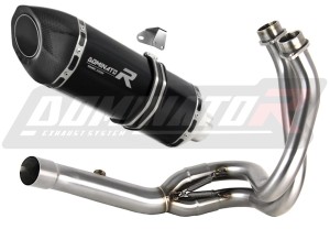 Kawasaki ER 6 N / F 2012 - 2016 Auspuffanlagen Schalldämpfer HP5 SCHWARZ + dB killer