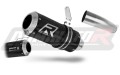 exhaust muffler DOMINATOR homologated road legal GP BLACK fits to Kawasaki VERSYS 1000 2019  2024 3