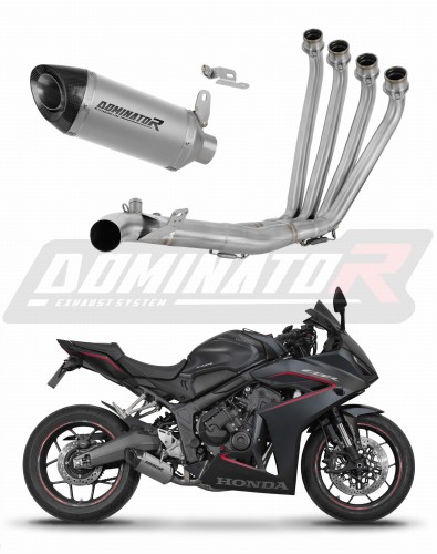 komplette Auspuffanlage mit Schalldämpfer DOMINATOR Full System Titan HP8 passend für Honda CBR 650 R / EClutch 2024  2025 6