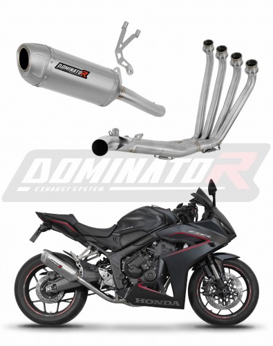 komplette Auspuffanlage mit Schalldämpfer DOMINATOR Full System S6 passend für Honda CBR 650 R / EClutch 2024  2025 5