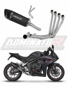 Honda CB 650 R / E-Clutch 2024 - 2025 Auspuffanlagen Schalldämpfer HP6 BLACK + dB killer