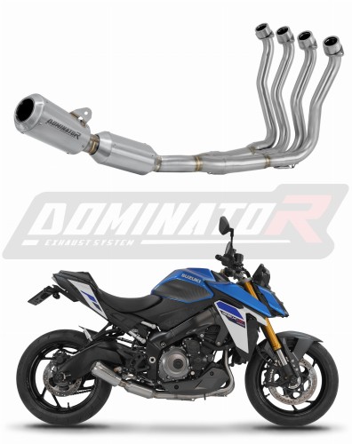 komplette Auspuffanlage mit Schalldämpfer DOMINATOR Full System GPS passend für Suzuki GSXS 1000 / 1000 GT / 950 2021  2024