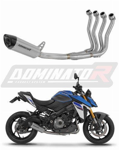 komplette Auspuffanlage mit Schalldämpfer DOMINATOR Full System Titan HP8 passend für Suzuki GSXS 1000 / 1000 GT / 950 2021  2024 6
