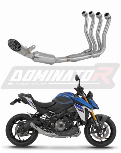 komplette Auspuffanlage mit Schalldämpfer DOMINATOR Full System GP3 passend für Suzuki GSXS 1000 / 1000 GT / 950 2021  2024