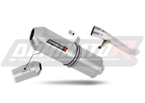 exhaust muffler DOMINATOR homologated road legal OVR fits to Suzuki GSF 650 BANDIT N / S 2005  2006 2