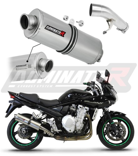 SUZUKI GSF 1250 BANDIT 2007 - 2016 Homologated EC Type approval Street legal  EU Approved EXHAUST Silencer Muffler Auspuff Sportauspuff Silencer Echappement Silencieux Scarico Scarichi  Marmitta Escape Wydech Tłumik OV DOMINATOR EXHAUST SYSTEM x