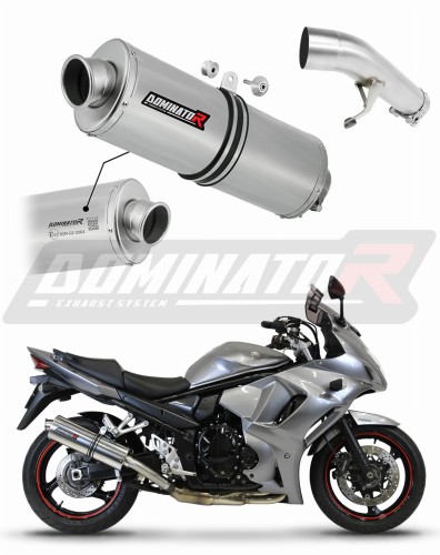 Auspuff Schalldämpfer DOMINATOR homologiert OV passend für Suzuki GSX 1250 FA 2010  2016