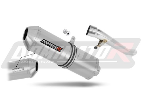 exhaust muffler DOMINATOR homologated road legal OVR fits to Suzuki GSF 650 BANDIT N / S 2007  2016