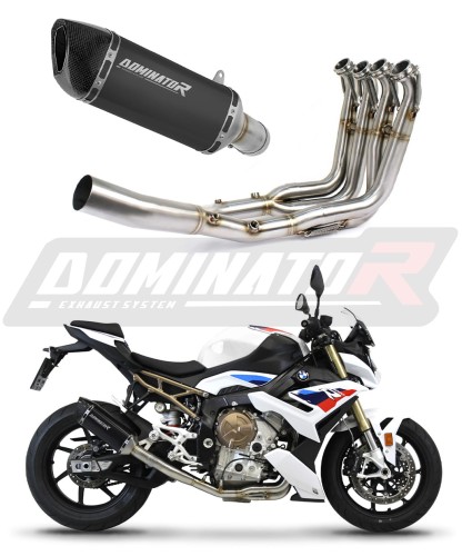 komplette Auspuffanlage mit Schalldämpfer DOMINATOR Full System HP6 schwarz passend für BMW S1000R 2021  2026