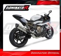 complete exhaust system with muffler DOMINATOR Full System titanium HP6 EX fits to BMW M1000RR 2020  2024 4