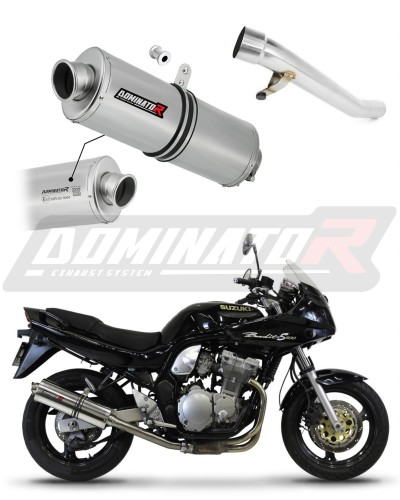 Auspuff Schalldämpfer DOMINATOR homologiert OVAL passend für GSF 600 BANDIT 1995  1999 6
