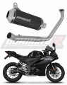 complete exhaust system with muffler DOMINATOR Full System OV G2 BLACK fits to Yamaha YZF R125 2019  2020
