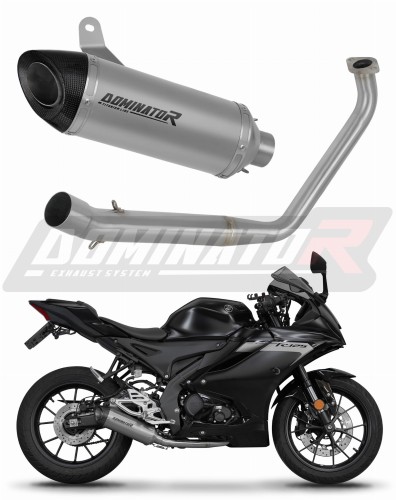 komplette Auspuffanlage mit Schalldämpfer DOMINATOR Full System Titan HP8 passend für Yamaha YZF R125 2019  2020