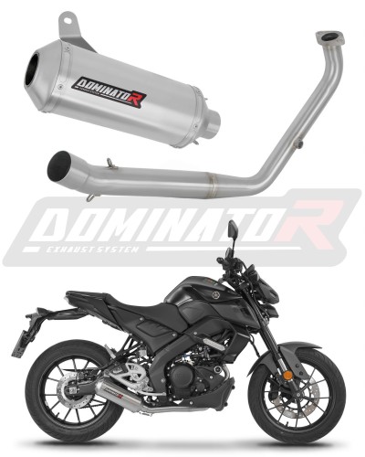 komplette Auspuffanlage mit Schalldämpfer DOMINATOR Full System OV G2 passend für Yamaha MT 125 2021  2024