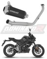 complete exhaust system with muffler DOMINATOR Full System OV G2 BLACK fits to Yamaha MT 125 2021  2024