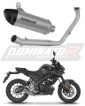 komplette Auspuffanlage mit Schalldämpfer DOMINATOR Full System Titan HP8 passend für Yamaha MT 125 2021  2024