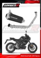 komplette Auspuffanlage mit Schalldämpfer DOMINATOR Full System OV G2 schwarz passend für Yamaha MT 125 2021  2024 2