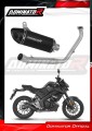 komplette Auspuffanlage mit Schalldämpfer DOMINATOR Full System HP8 schwarz passend für Yamaha MT 125 2021  2024 2