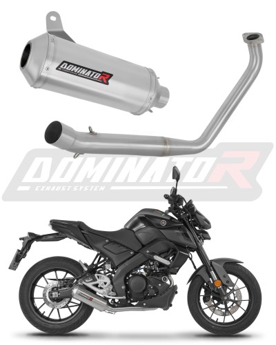 komplette Auspuffanlage mit Schalldämpfer DOMINATOR Full System OV G2 passend für Yamaha MT 125 2020