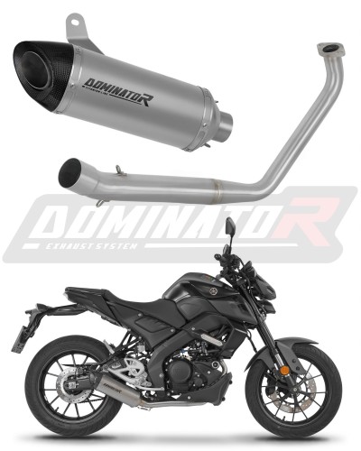 komplette Auspuffanlage mit Schalldämpfer DOMINATOR Full System Titan HP8 passend für Yamaha MT 125 2020