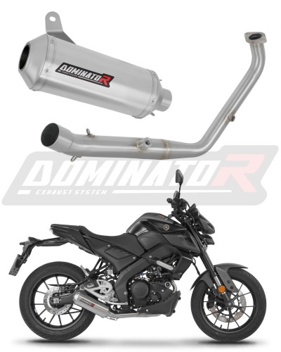 komplette Auspuffanlage mit Schalldämpfer DOMINATOR Full System OV G2 passend für Yamaha MT 125 2024  2026