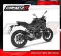 komplette Auspuffanlage mit Schalldämpfer DOMINATOR Full System HP8 schwarz passend für Yamaha MT 125 2024  2026 4